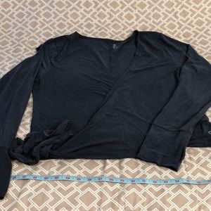 Ballet style wrap top